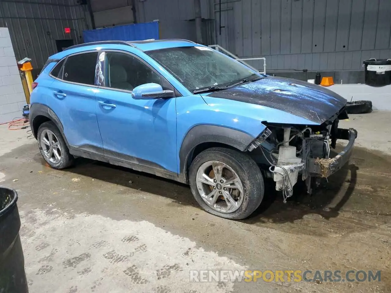 4 fotografías del automóvil dañado KM8K3CAB6NU818846 HYUNDAI KONA 2022