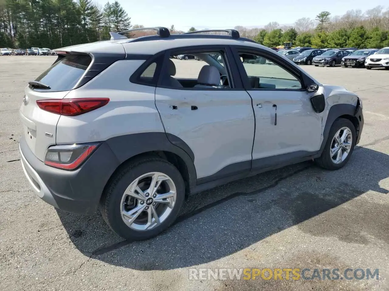 3 fotografías del automóvil dañado KM8K3CAB7NU878862 HYUNDAI KONA 2022