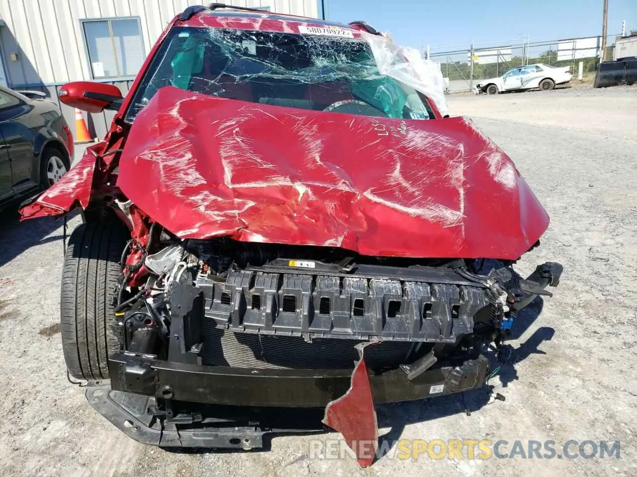 9 fotografías del automóvil dañado KM8K3CAB9NU860508 HYUNDAI KONA 2022