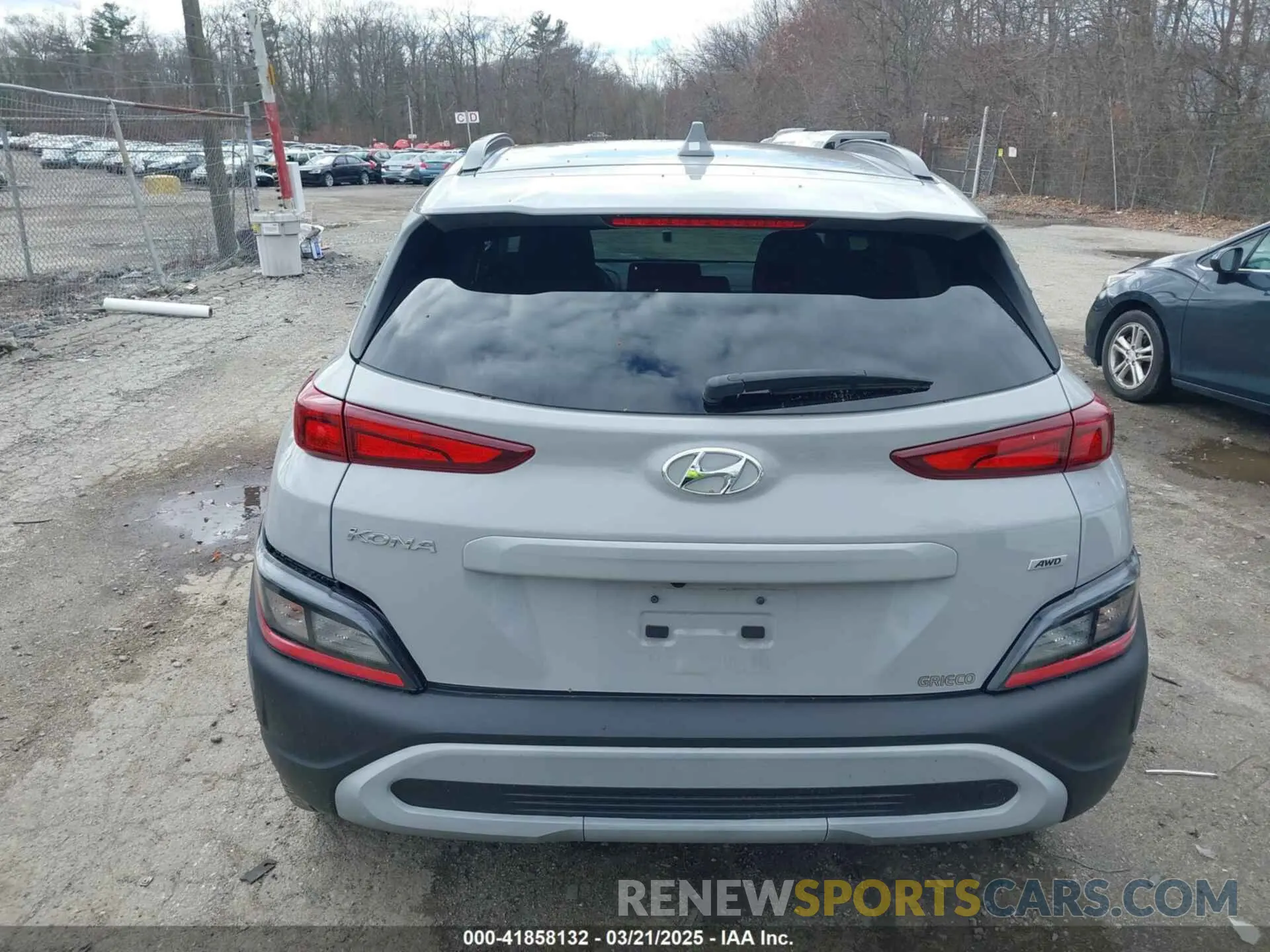 17 fotografías del automóvil dañado KM8K3CABXNU899995 HYUNDAI KONA 2022