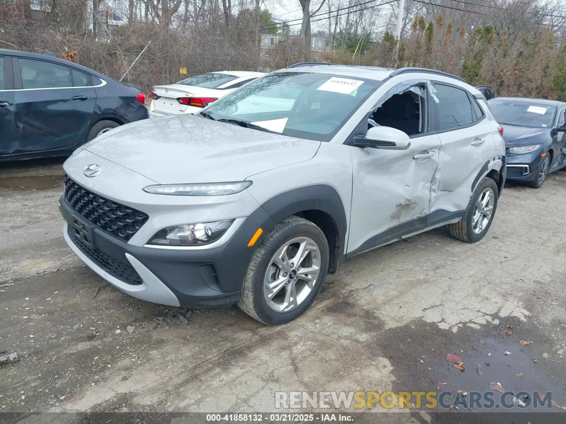 2 fotografías del automóvil dañado KM8K3CABXNU899995 HYUNDAI KONA 2022