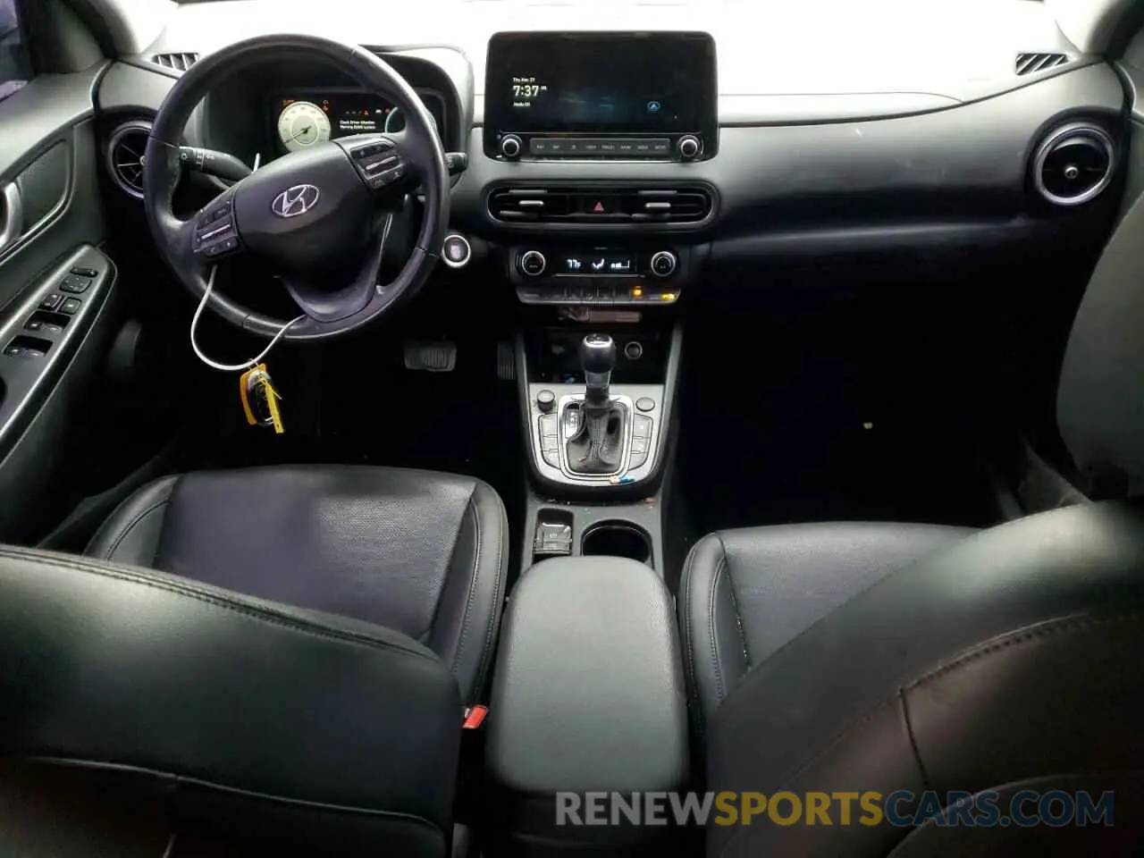 8 fotografías del automóvil dañado KM8K53A31NU799044 HYUNDAI KONA 2022