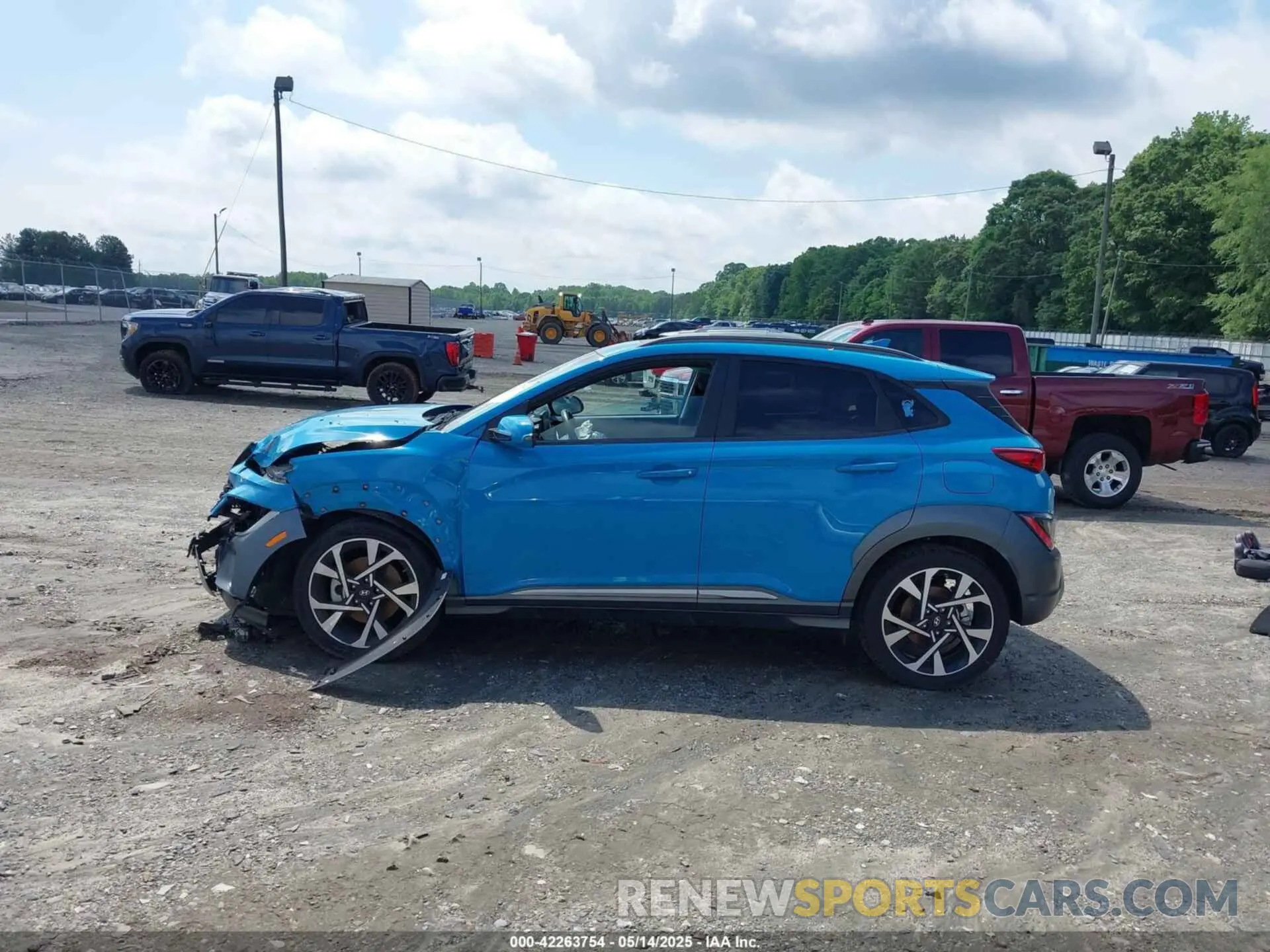 14 fotografías del automóvil dañado KM8K53A31NU897927 HYUNDAI KONA 2022