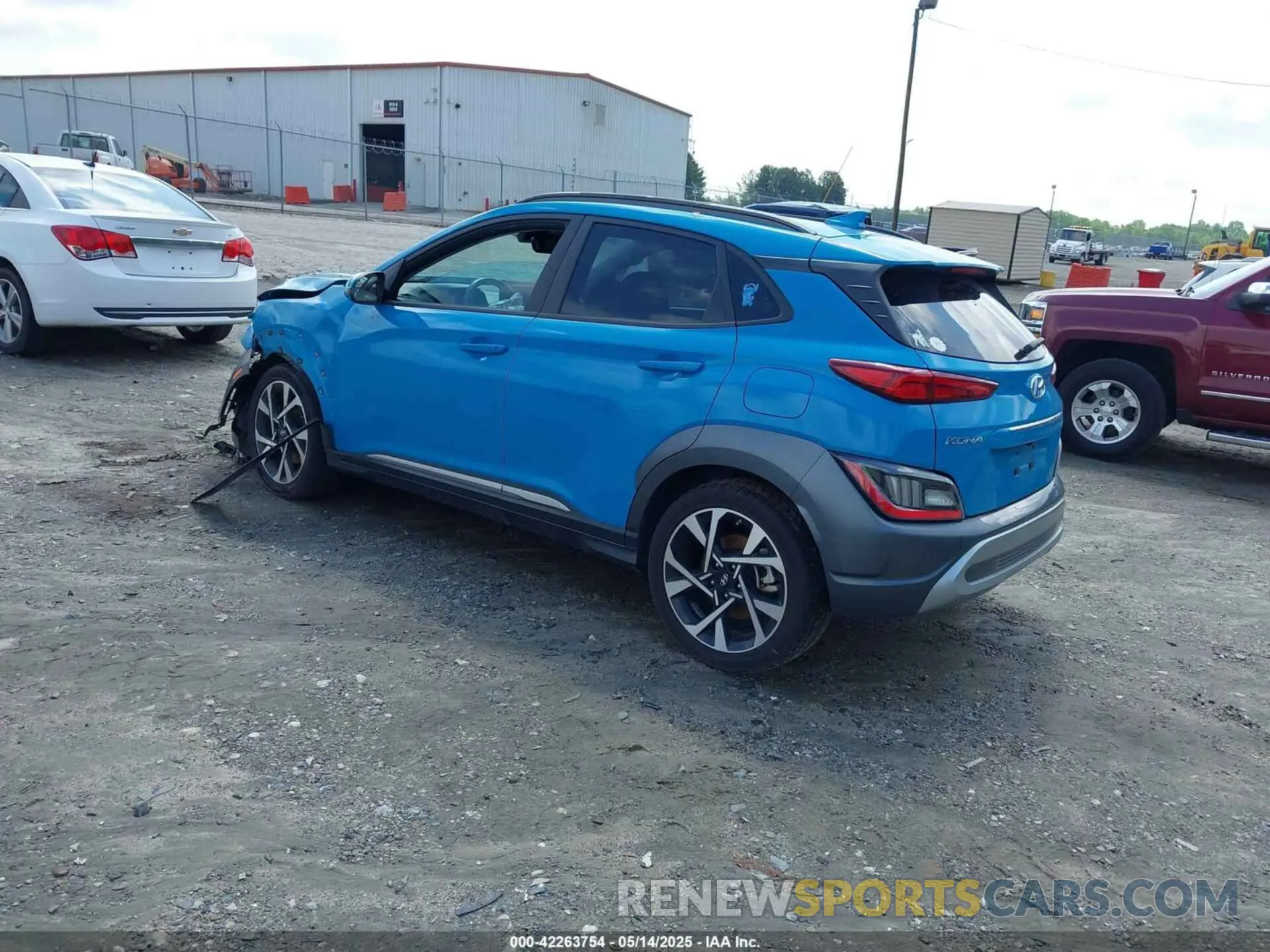 3 fotografías del automóvil dañado KM8K53A31NU897927 HYUNDAI KONA 2022