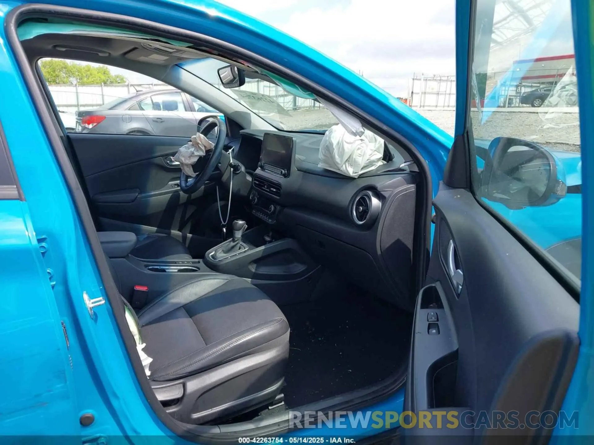 5 fotografías del automóvil dañado KM8K53A31NU897927 HYUNDAI KONA 2022