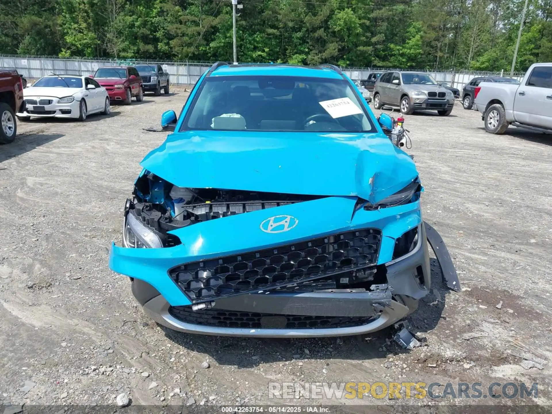 6 fotografías del automóvil dañado KM8K53A31NU897927 HYUNDAI KONA 2022