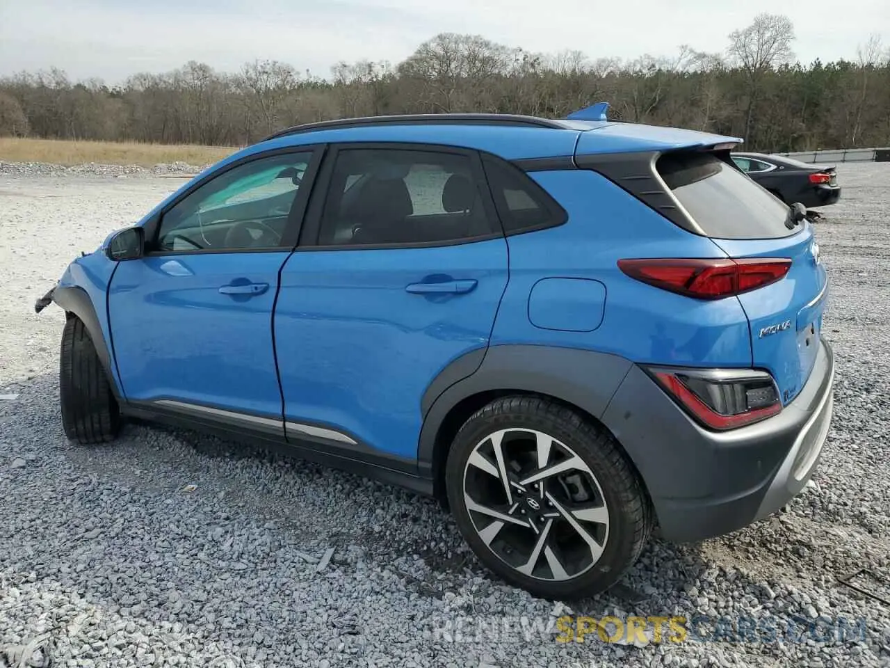 2 fotografías del automóvil dañado KM8K53A32NU794399 HYUNDAI KONA 2022
