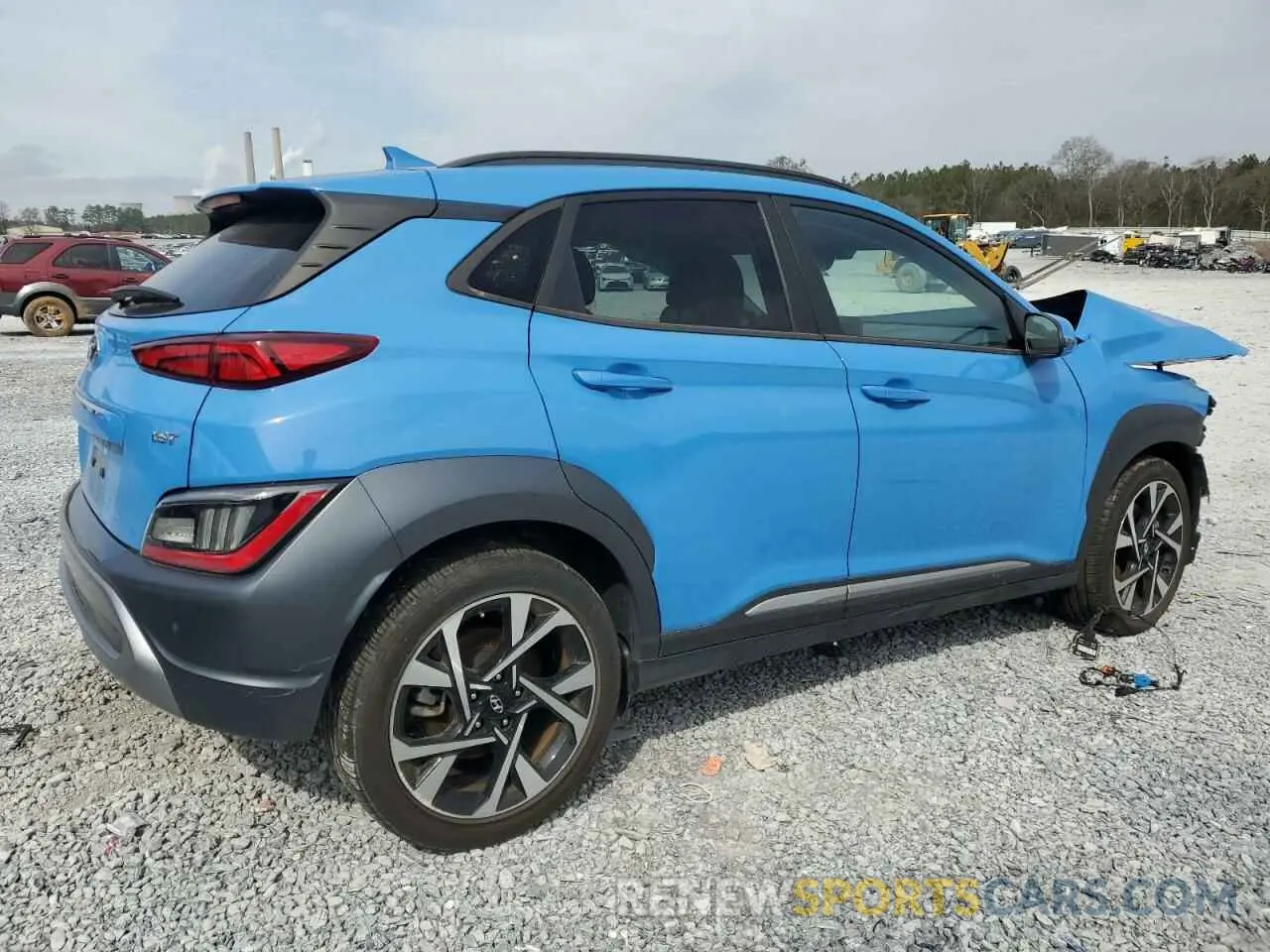 3 fotografías del automóvil dañado KM8K53A32NU794399 HYUNDAI KONA 2022