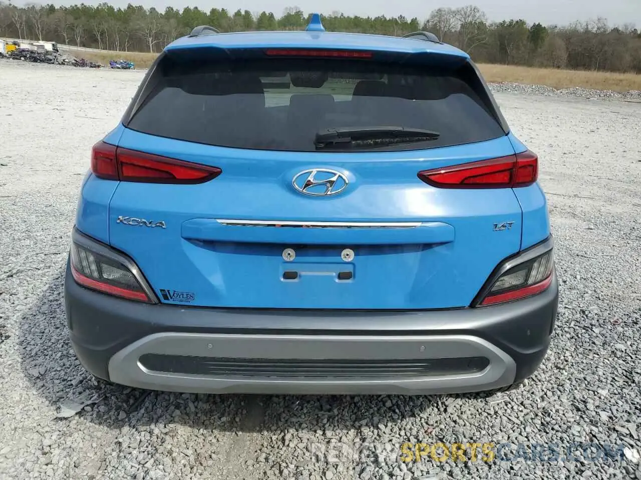 6 fotografías del automóvil dañado KM8K53A32NU794399 HYUNDAI KONA 2022