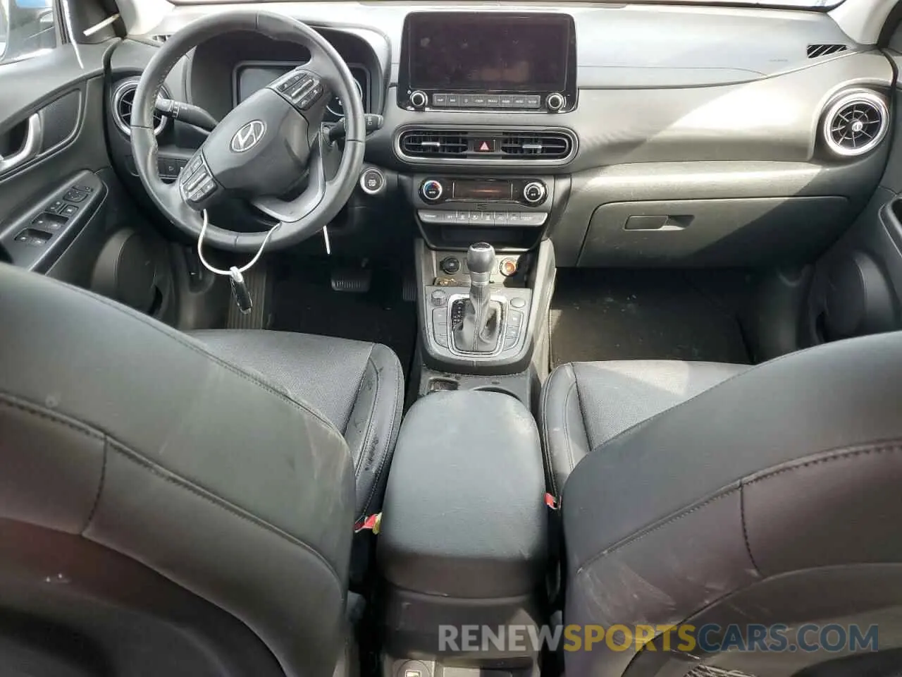 8 fotografías del automóvil dañado KM8K53A32NU794399 HYUNDAI KONA 2022