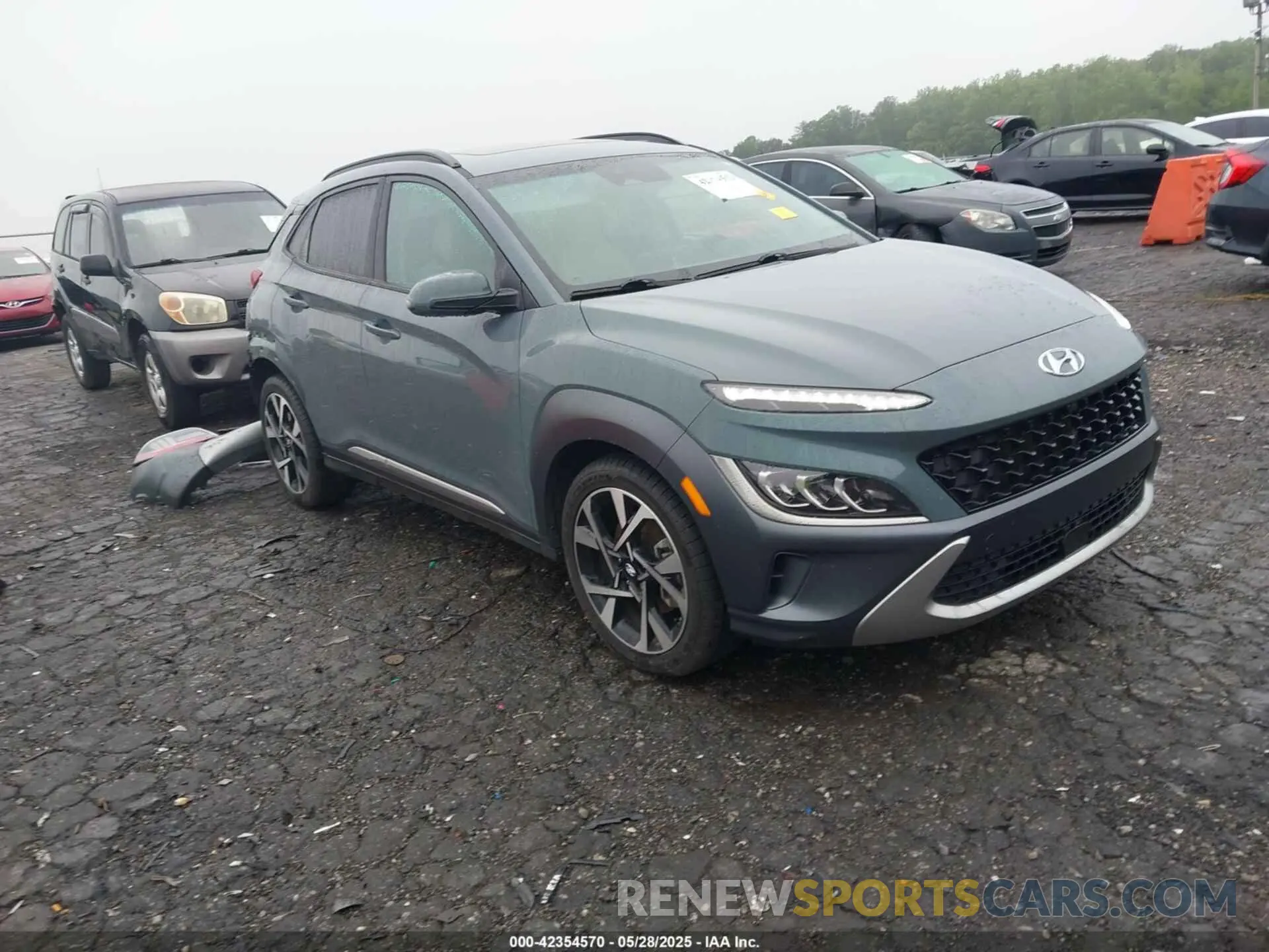 1 fotografías del automóvil dañado KM8K53A33NU799417 HYUNDAI KONA 2022