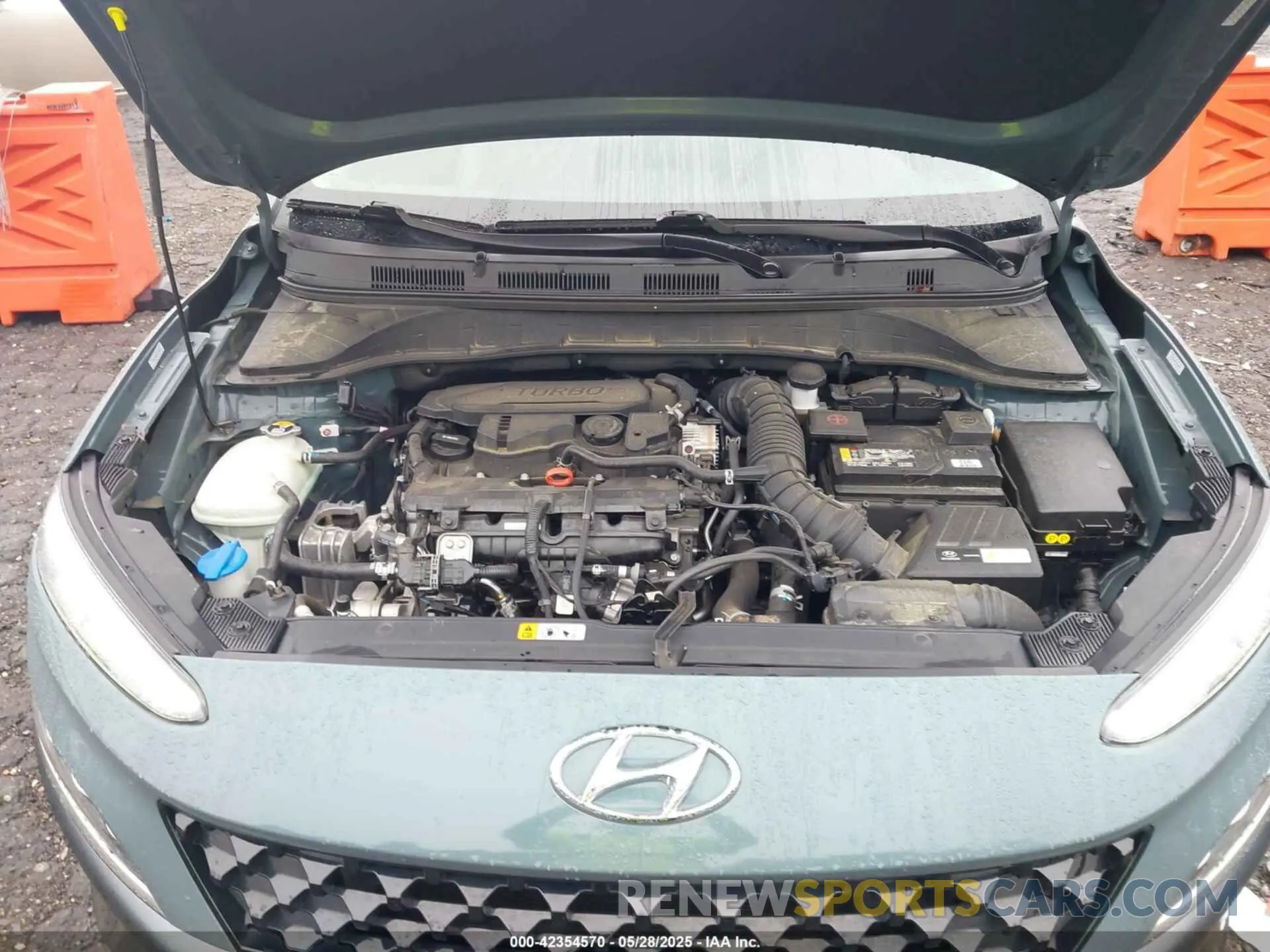 10 fotografías del automóvil dañado KM8K53A33NU799417 HYUNDAI KONA 2022