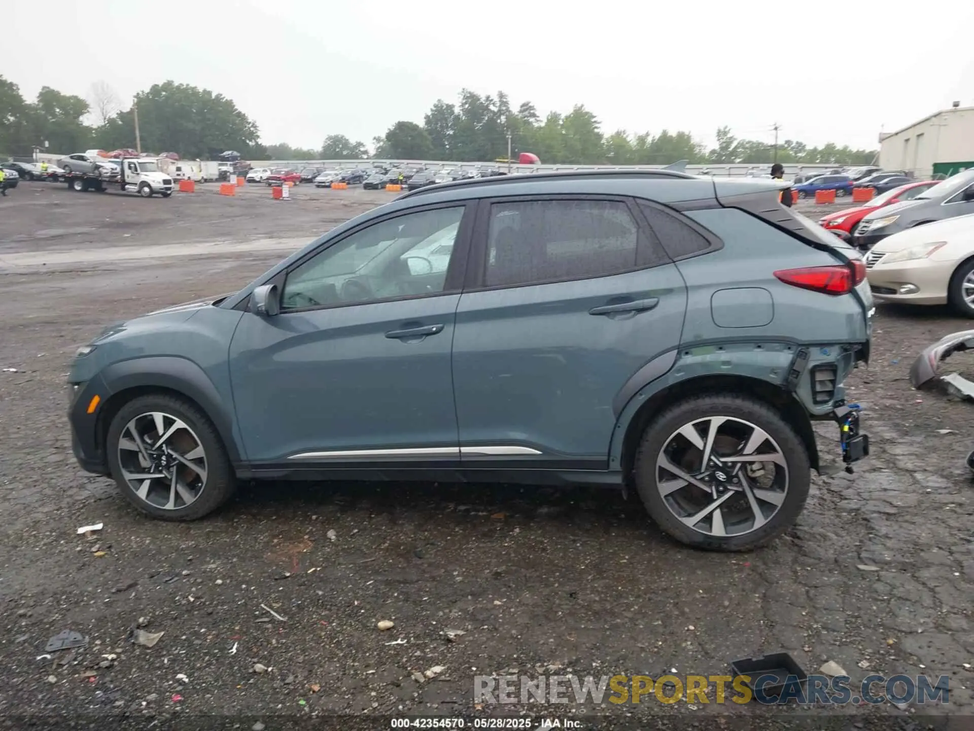 15 fotografías del automóvil dañado KM8K53A33NU799417 HYUNDAI KONA 2022