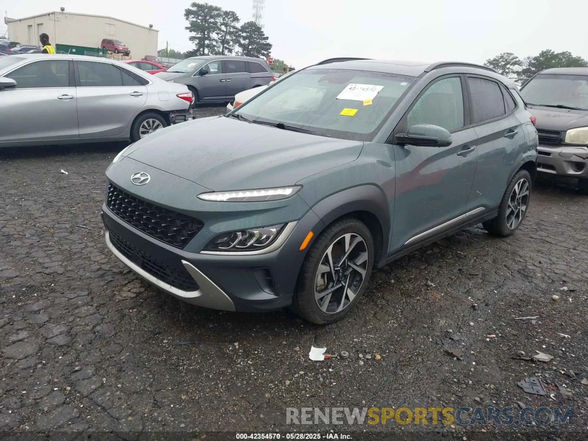 2 fotografías del automóvil dañado KM8K53A33NU799417 HYUNDAI KONA 2022