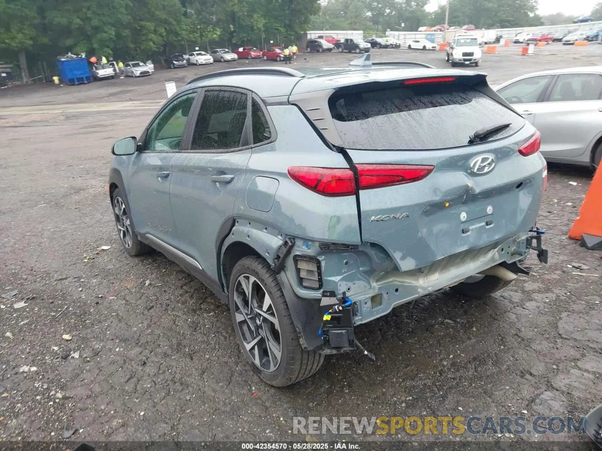 3 fotografías del automóvil dañado KM8K53A33NU799417 HYUNDAI KONA 2022