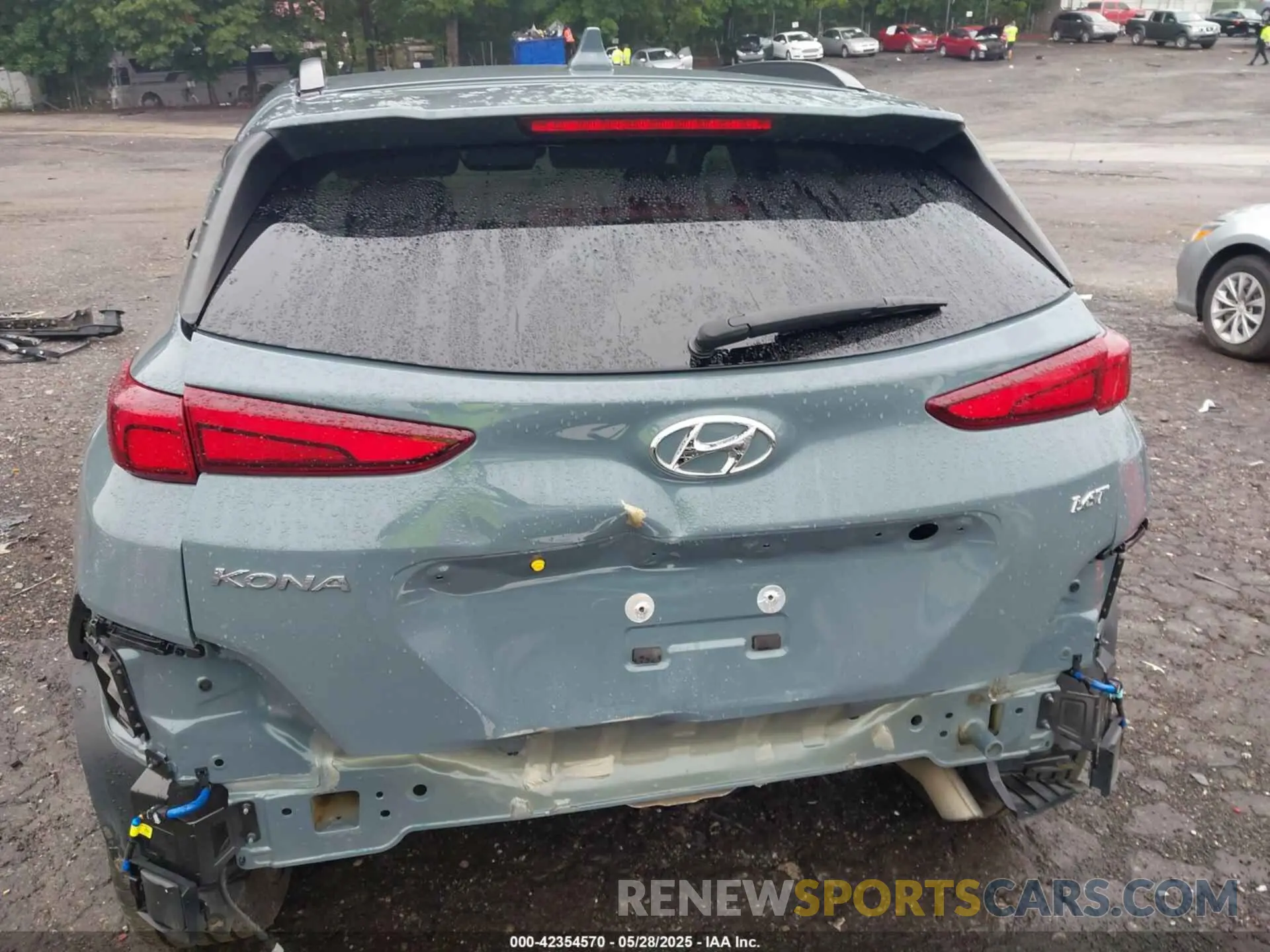 6 fotografías del automóvil dañado KM8K53A33NU799417 HYUNDAI KONA 2022