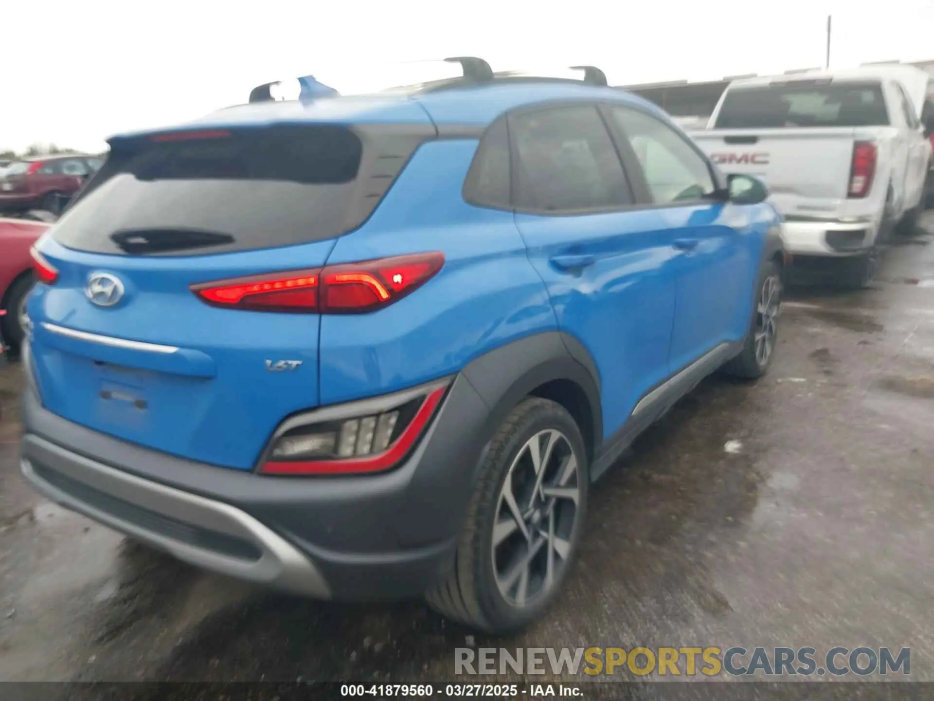 4 fotografías del automóvil dañado KM8K53A33NU913545 HYUNDAI KONA 2022