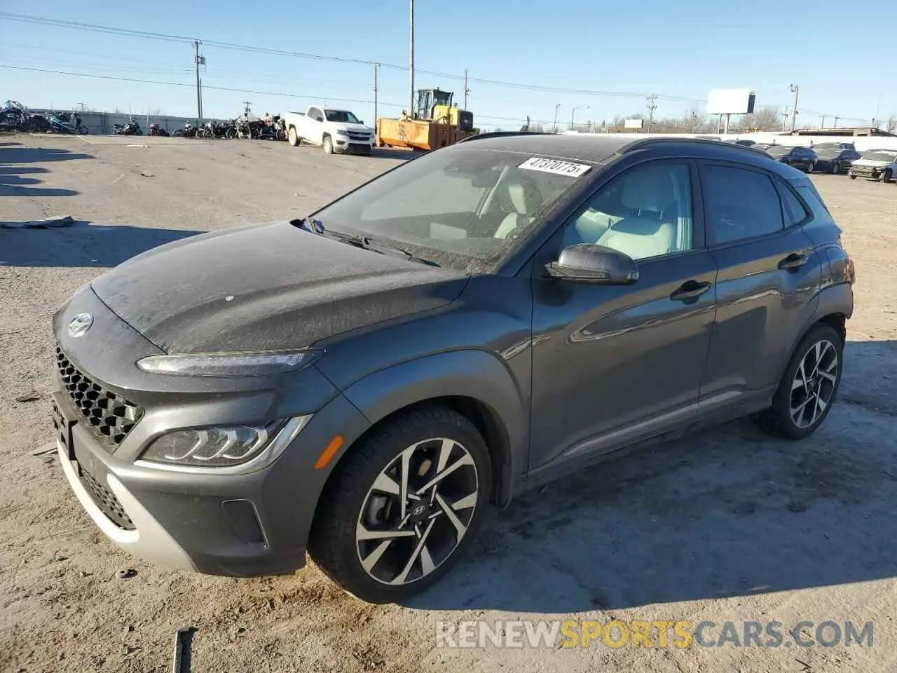 1 fotografías del automóvil dañado KM8K53A33NU923010 HYUNDAI KONA 2022