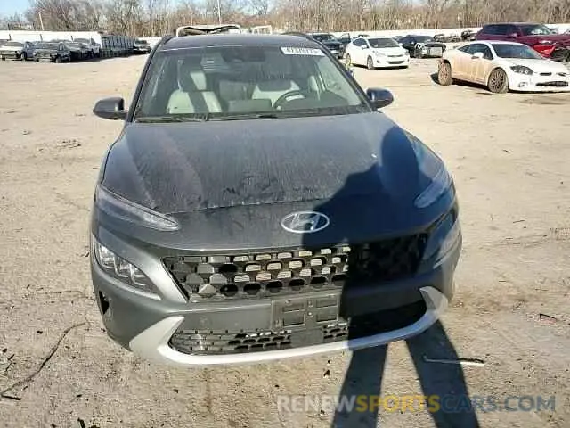 12 fotografías del automóvil dañado KM8K53A33NU923010 HYUNDAI KONA 2022