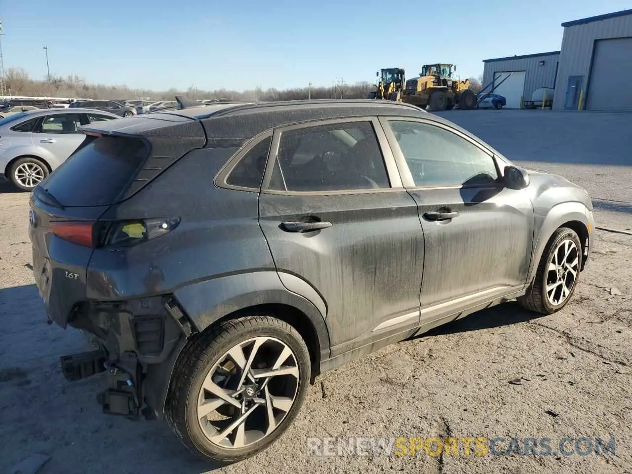 3 fotografías del automóvil dañado KM8K53A33NU923010 HYUNDAI KONA 2022