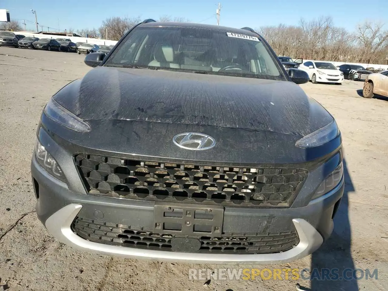 5 fotografías del automóvil dañado KM8K53A33NU923010 HYUNDAI KONA 2022