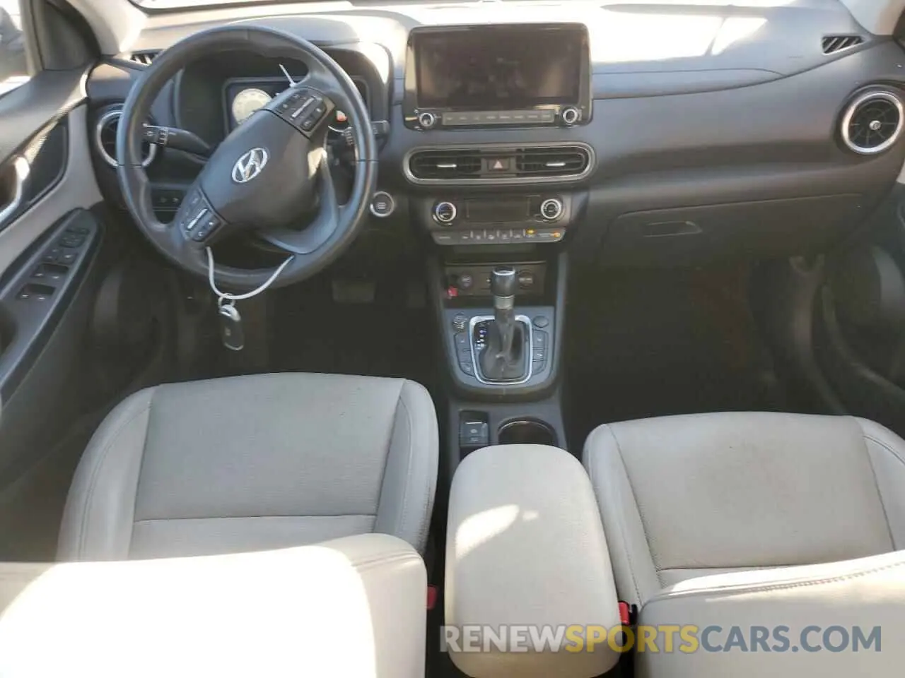 8 fotografías del automóvil dañado KM8K53A33NU923010 HYUNDAI KONA 2022