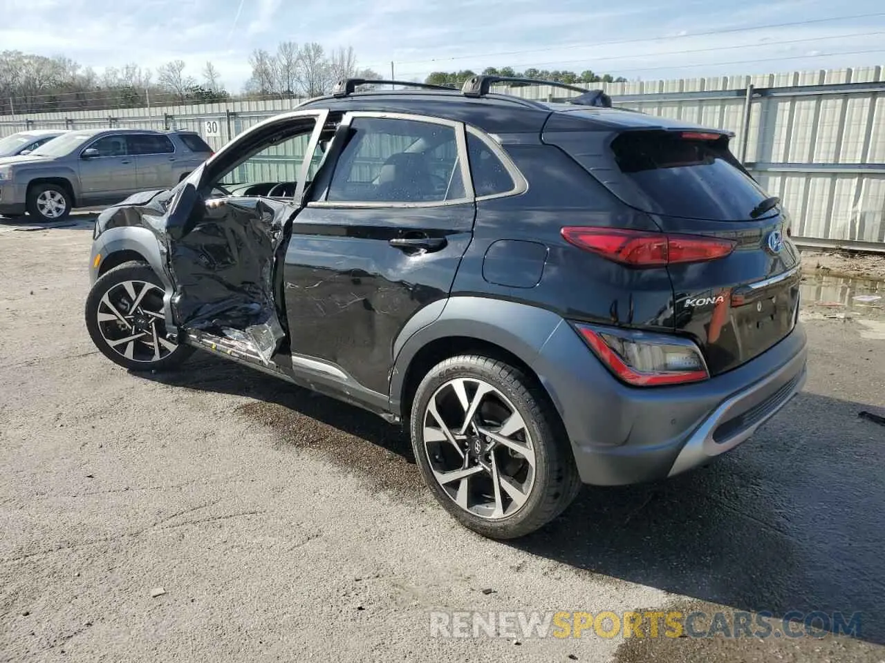 2 fotografías del automóvil dañado KM8K53A38NU794231 HYUNDAI KONA 2022