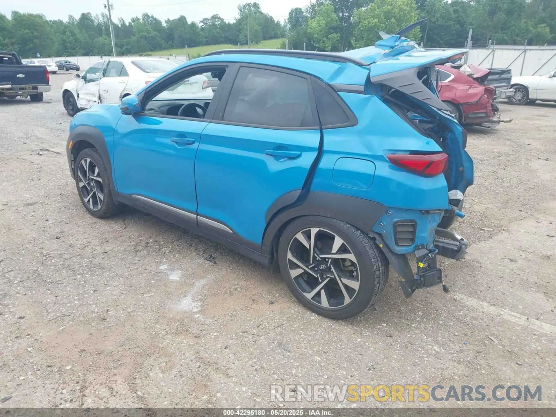 3 fotografías del automóvil dañado KM8K53A3XNU853067 HYUNDAI KONA 2022