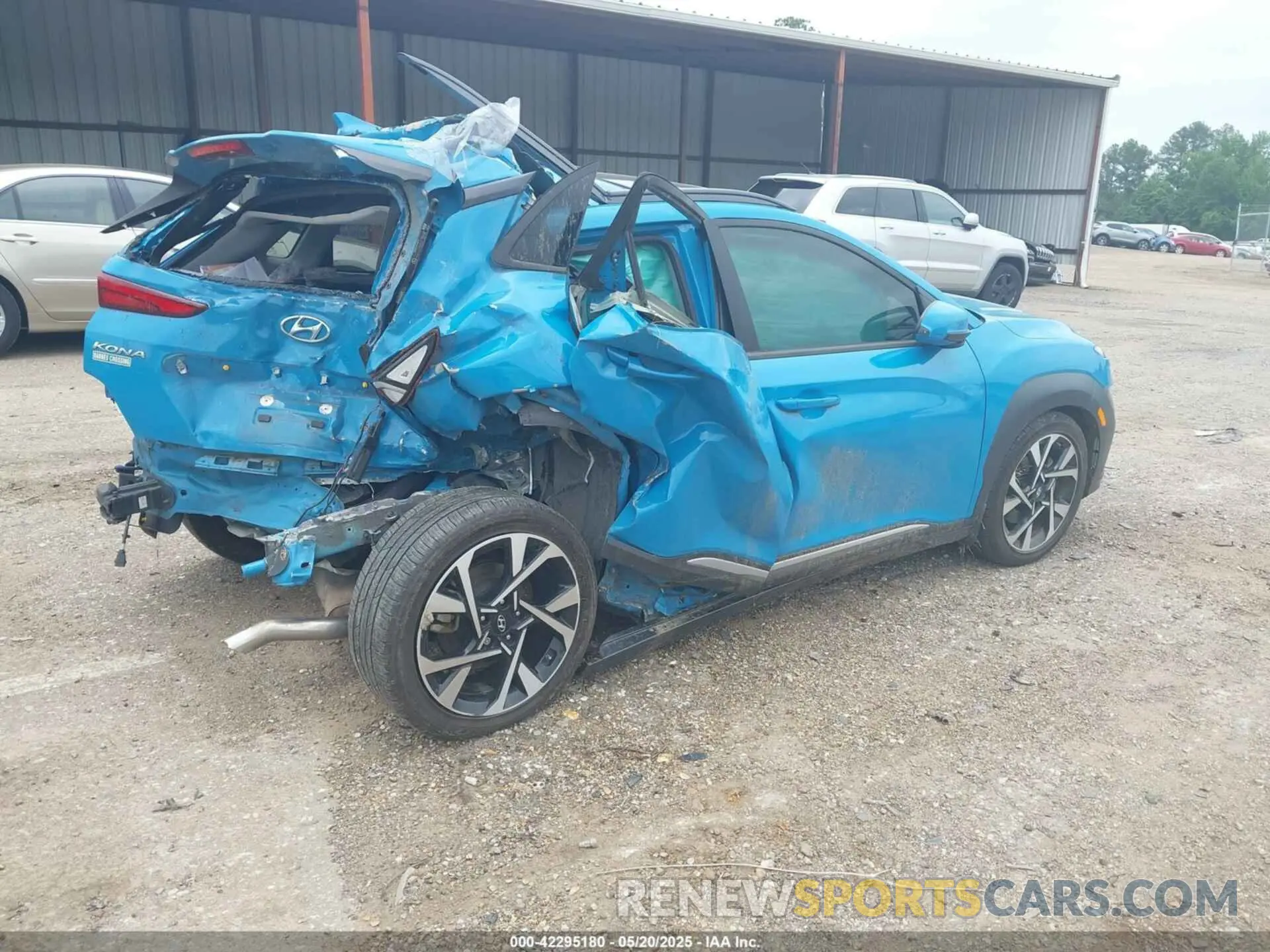 4 fotografías del automóvil dañado KM8K53A3XNU853067 HYUNDAI KONA 2022