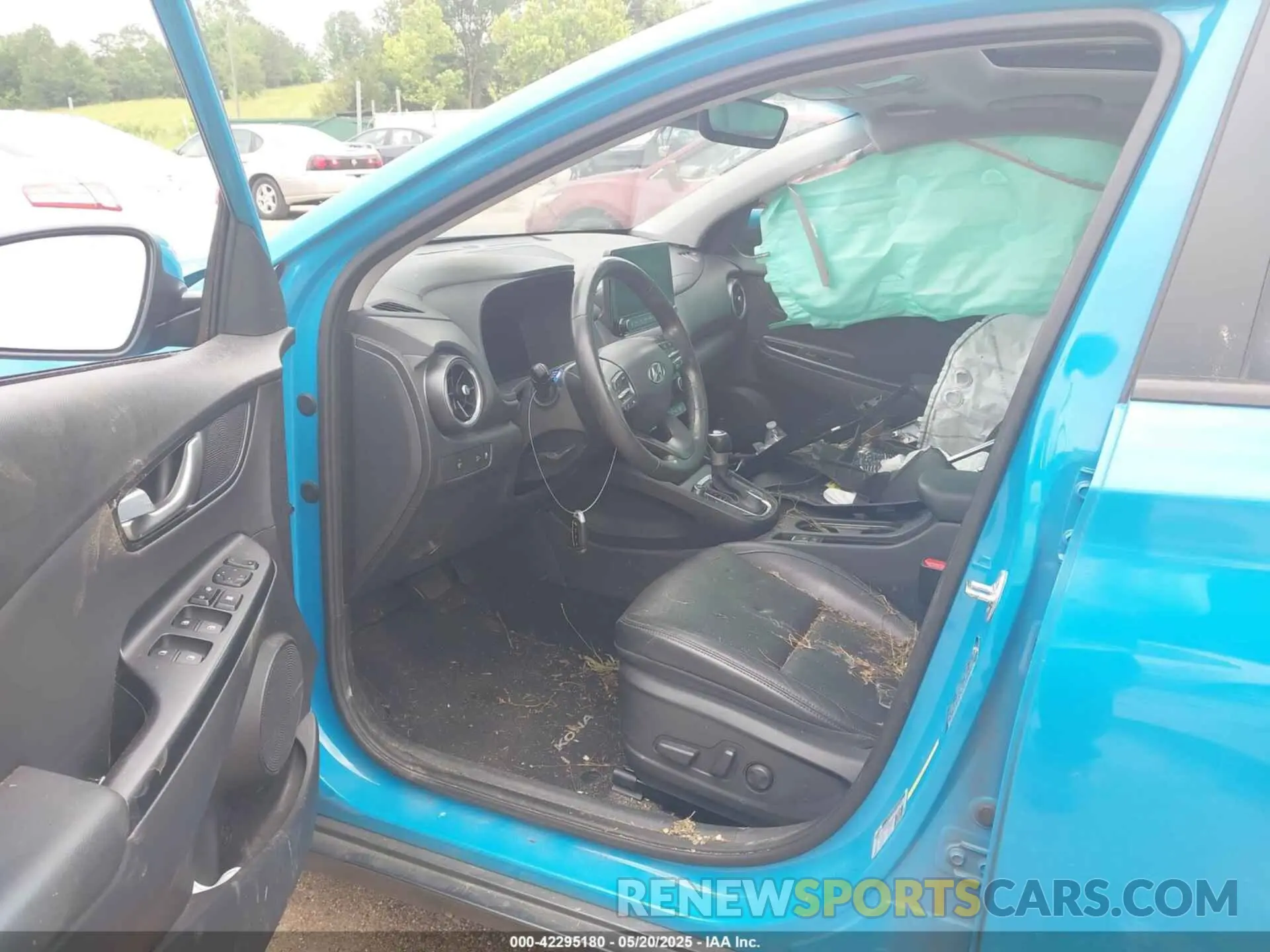 5 fotografías del automóvil dañado KM8K53A3XNU853067 HYUNDAI KONA 2022