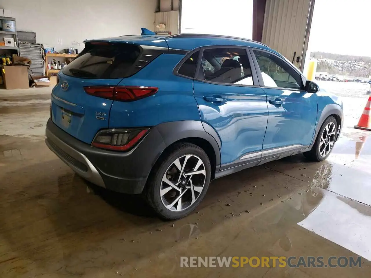 3 fotografías del automóvil dañado KM8K5CA30NU902261 HYUNDAI KONA 2022