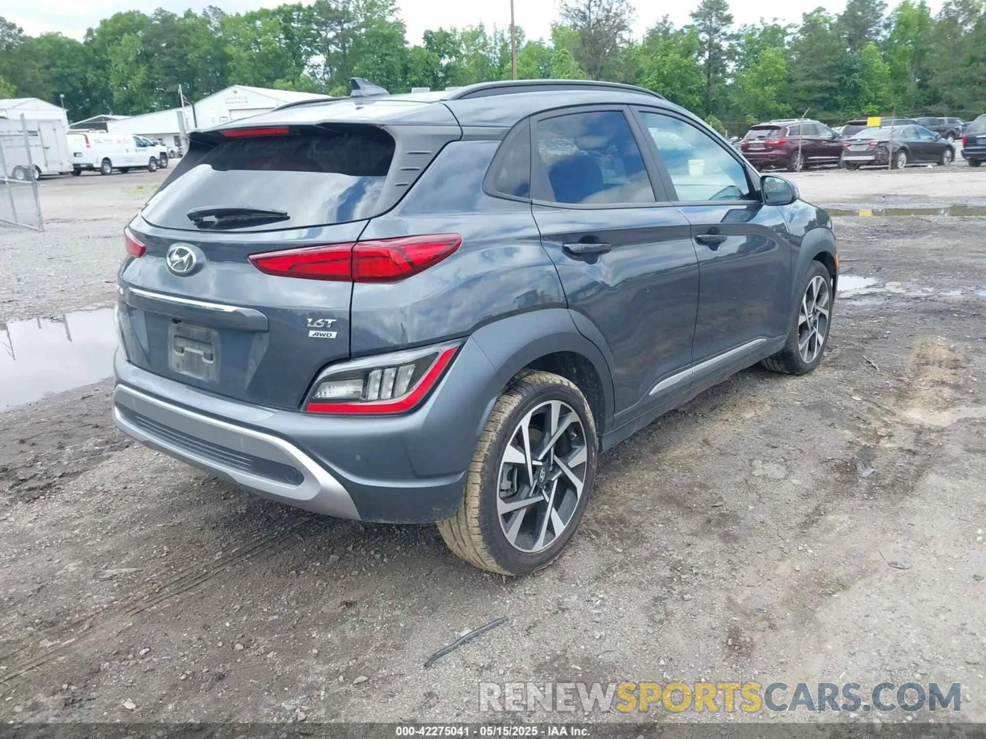 4 fotografías del automóvil dañado KM8K5CA33NU926120 HYUNDAI KONA 2022