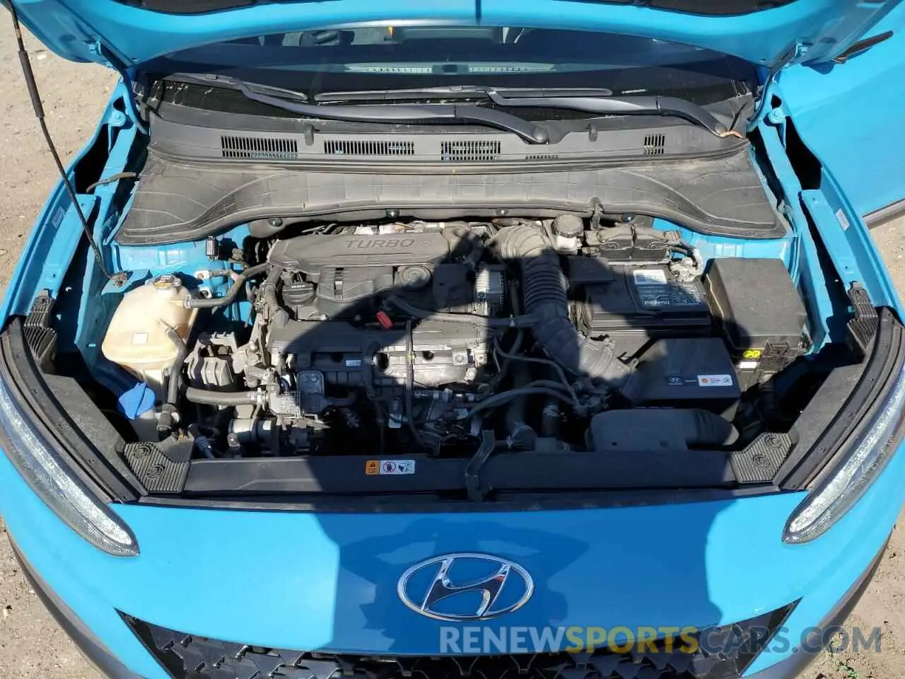 12 fotografías del automóvil dañado KM8K5CA38NU839958 HYUNDAI KONA 2022
