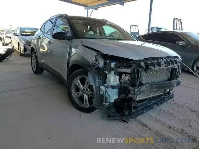 14 fotografías del automóvil dañado KM8K62AB0NU881216 HYUNDAI KONA 2022