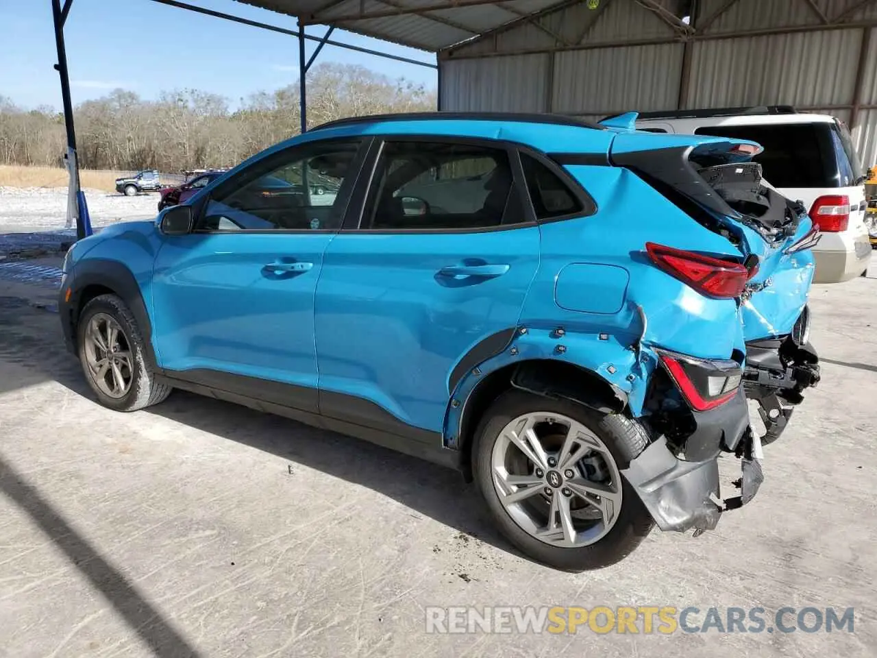 2 fotografías del automóvil dañado KM8K62AB1NU788527 HYUNDAI KONA 2022