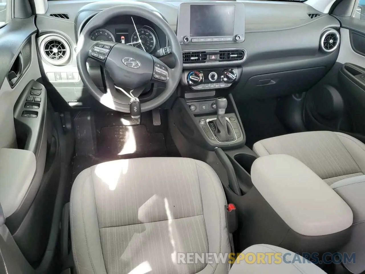 8 fotografías del automóvil dañado KM8K62AB1NU788527 HYUNDAI KONA 2022
