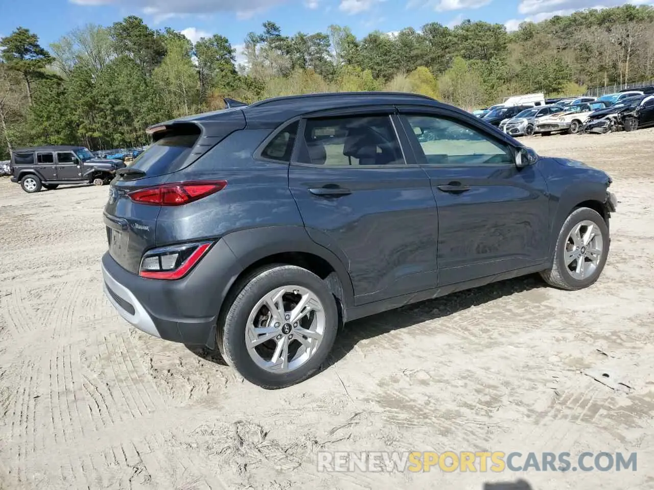 3 fotografías del automóvil dañado KM8K62AB3NU849120 HYUNDAI KONA 2022