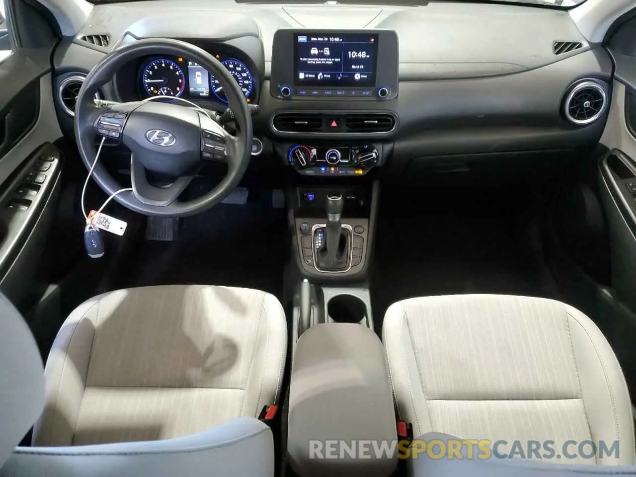8 fotografías del automóvil dañado KM8K62AB4NU820788 HYUNDAI KONA 2022