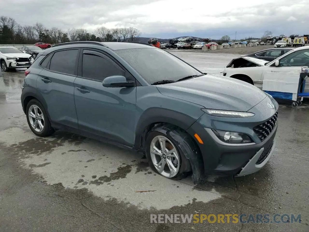 4 fotografías del automóvil dañado KM8K62AB6NU755698 HYUNDAI KONA 2022
