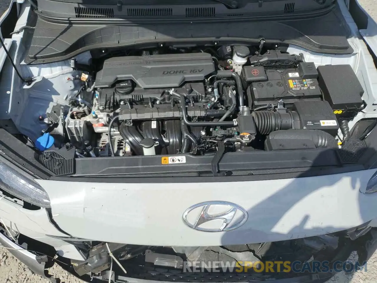 11 fotografías del automóvil dañado KM8K62AB7NU848679 HYUNDAI KONA 2022