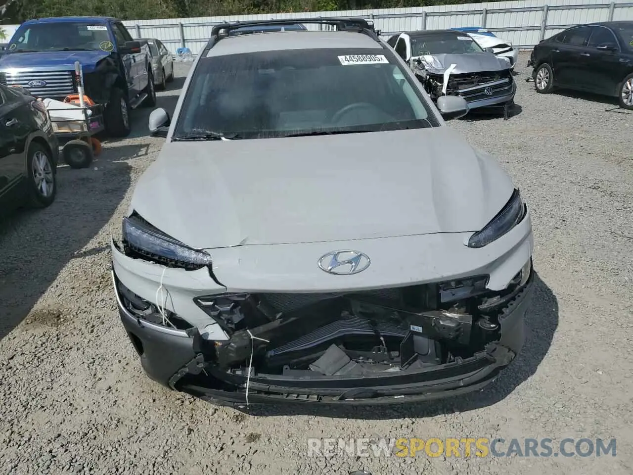 5 fotografías del automóvil dañado KM8K62AB7NU848679 HYUNDAI KONA 2022