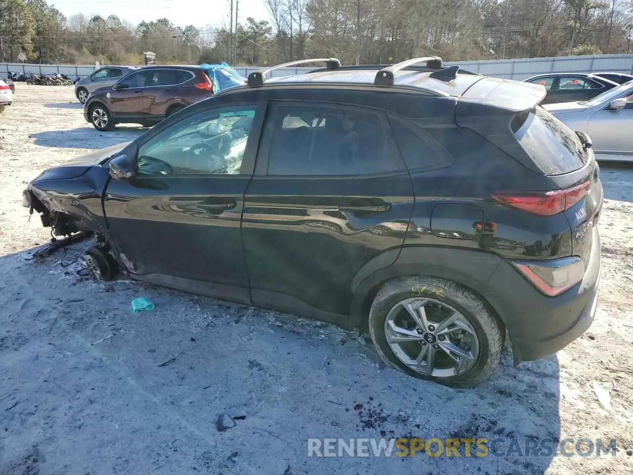 2 fotografías del automóvil dañado KM8K62AB8NU824309 HYUNDAI KONA 2022
