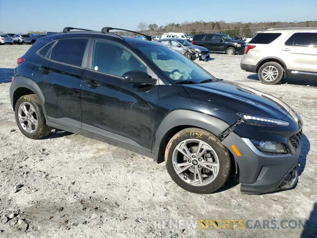 4 fotografías del automóvil dañado KM8K62AB8NU824309 HYUNDAI KONA 2022