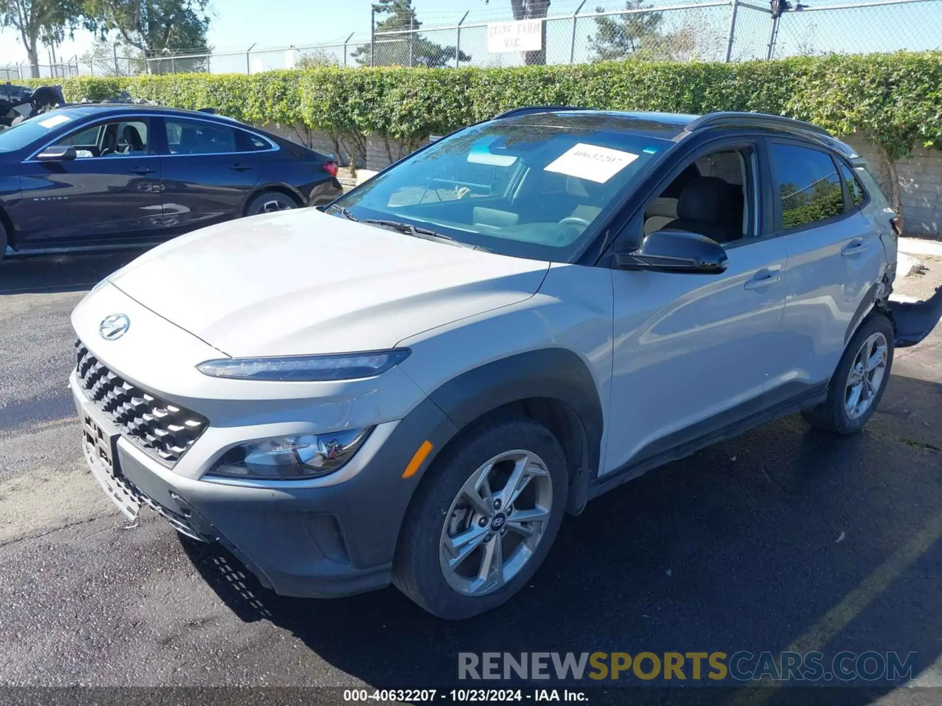 2 fotografías del automóvil dañado KM8K62AB8NU832281 HYUNDAI KONA 2022