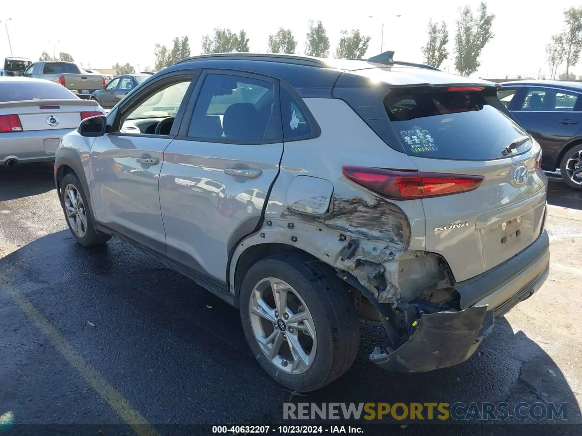 3 fotografías del automóvil dañado KM8K62AB8NU832281 HYUNDAI KONA 2022