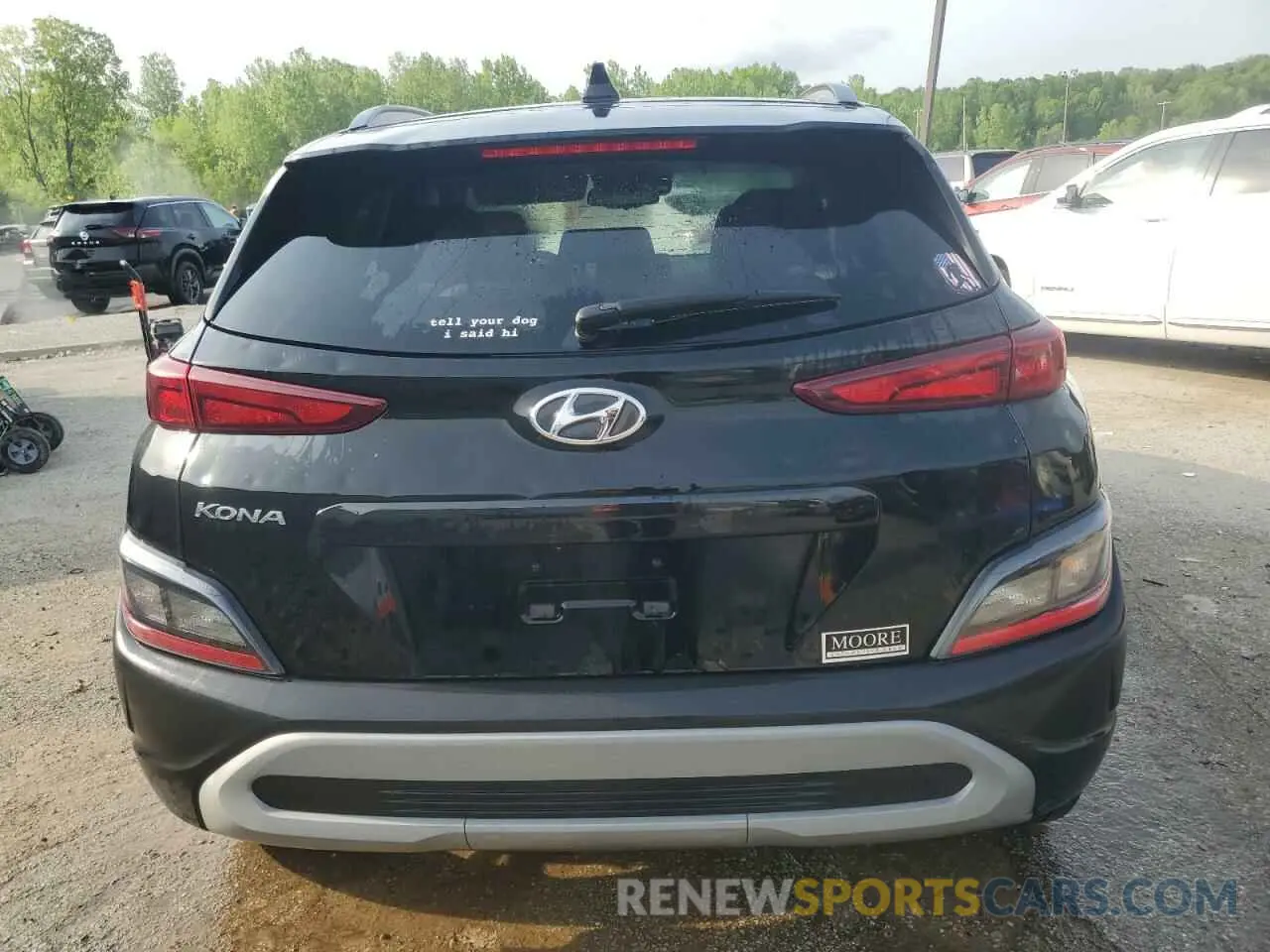 6 fotografías del automóvil dañado KM8K62AB9NU761589 HYUNDAI KONA 2022