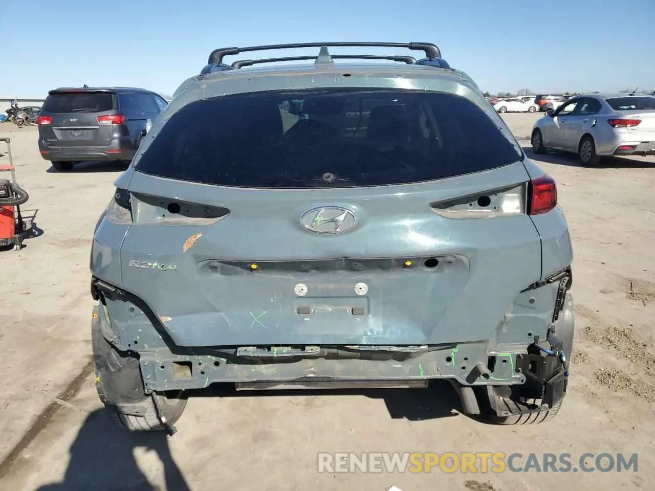 6 fotografías del automóvil dañado KM8K62ABXNU758829 HYUNDAI KONA 2022