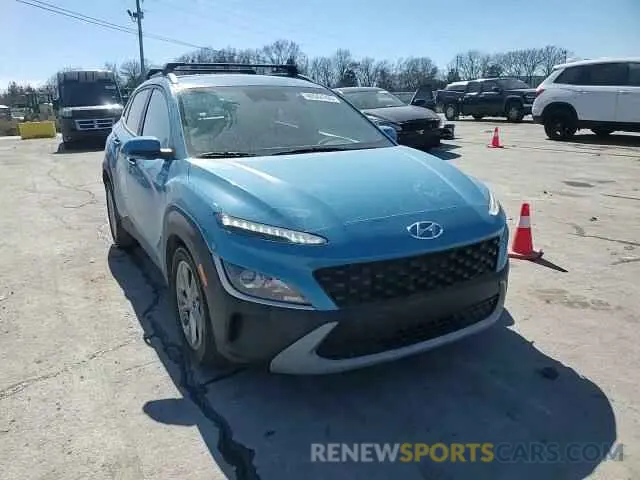12 fotografías del automóvil dañado KM8K62ABXNU871132 HYUNDAI KONA 2022
