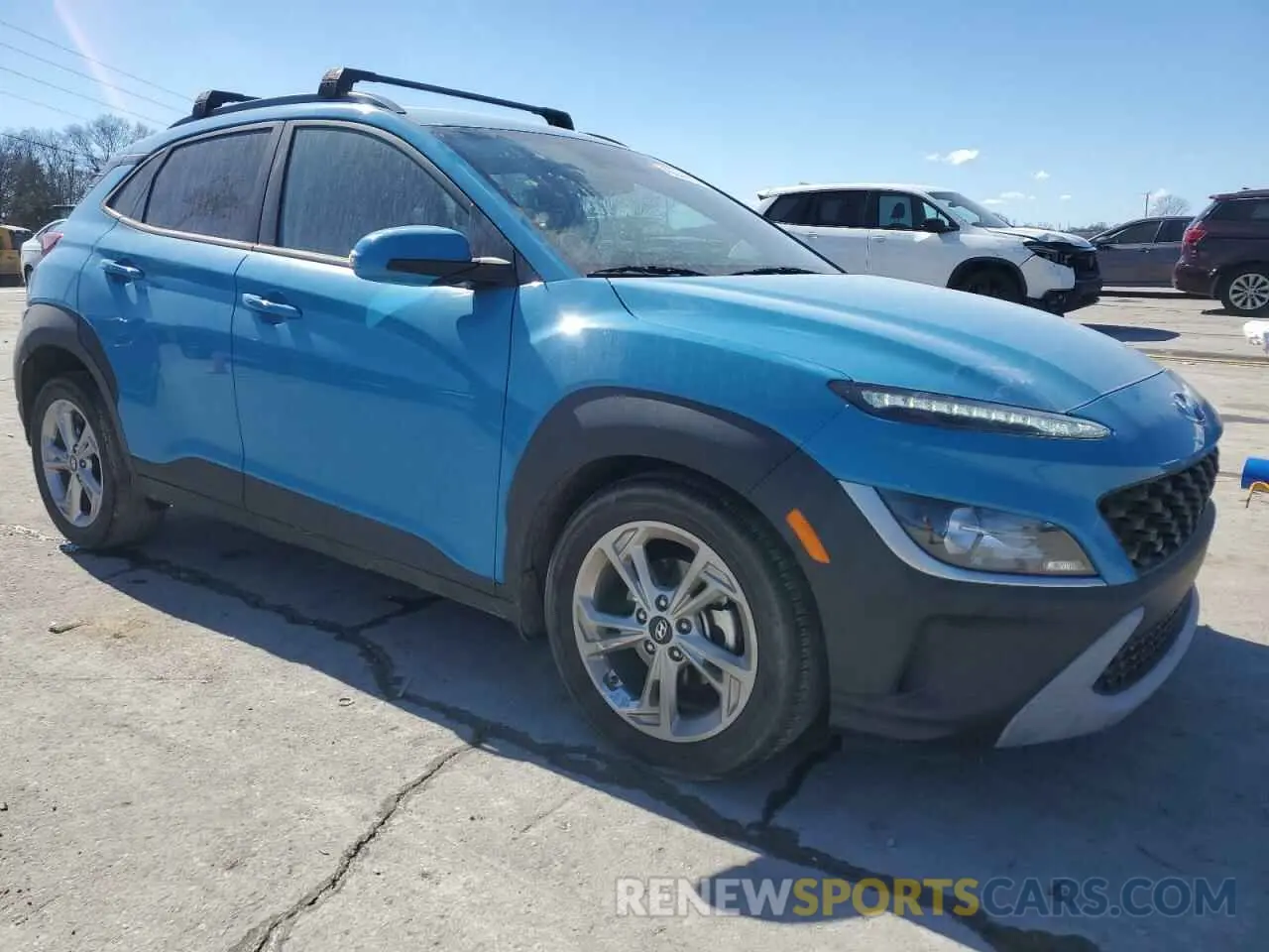 4 fotografías del automóvil dañado KM8K62ABXNU871132 HYUNDAI KONA 2022