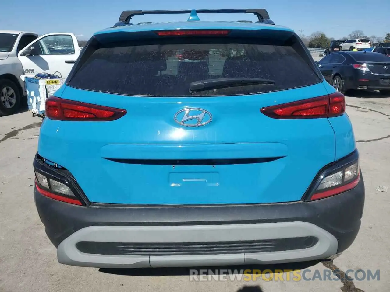 6 fotografías del automóvil dañado KM8K62ABXNU871132 HYUNDAI KONA 2022